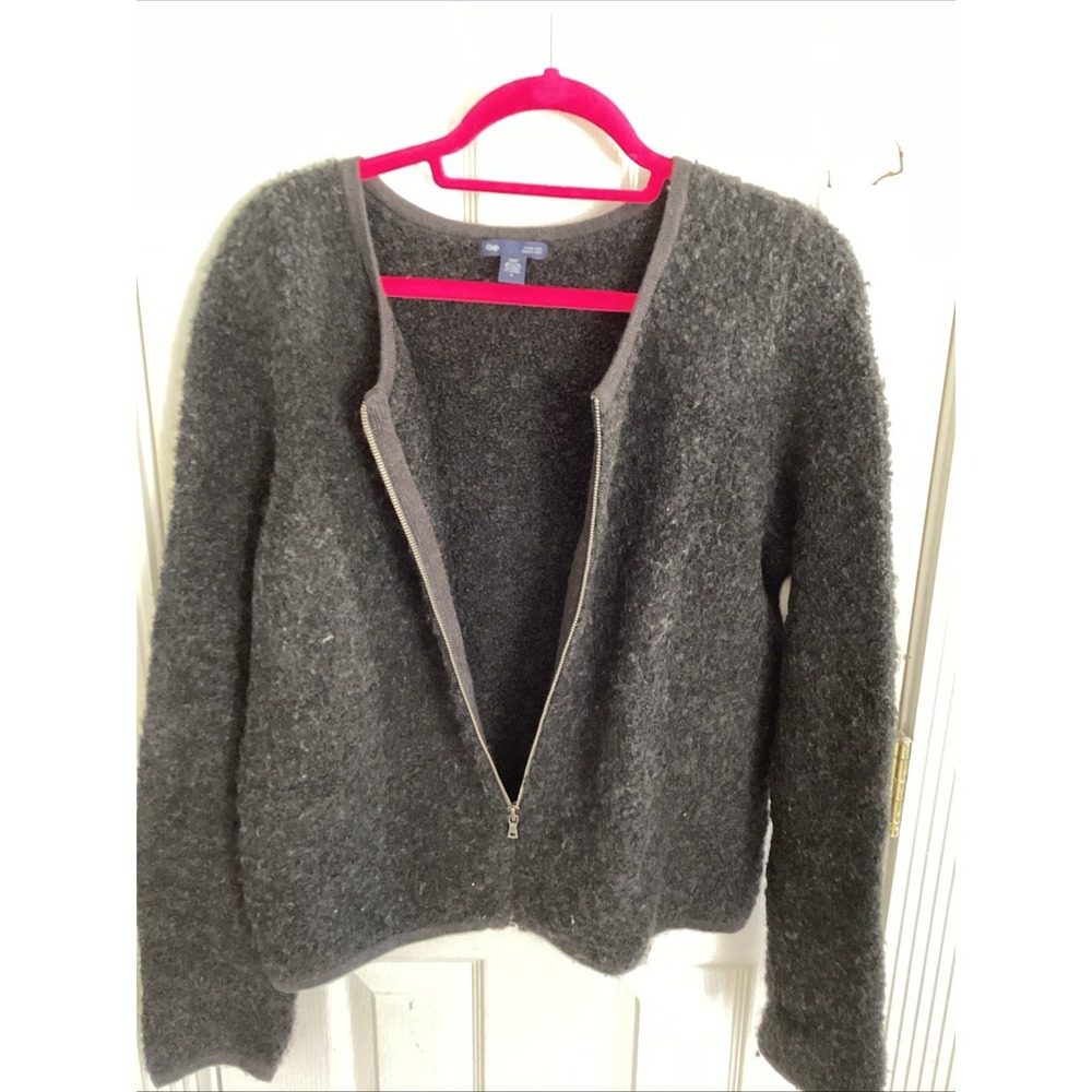 Gap Womans Sweater Jacket Size Med‎ Black